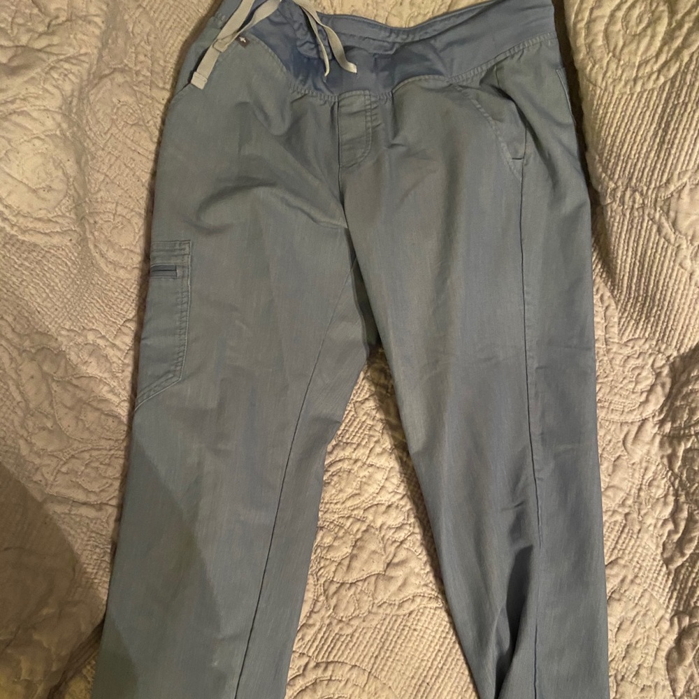 Figs heather denim joggers